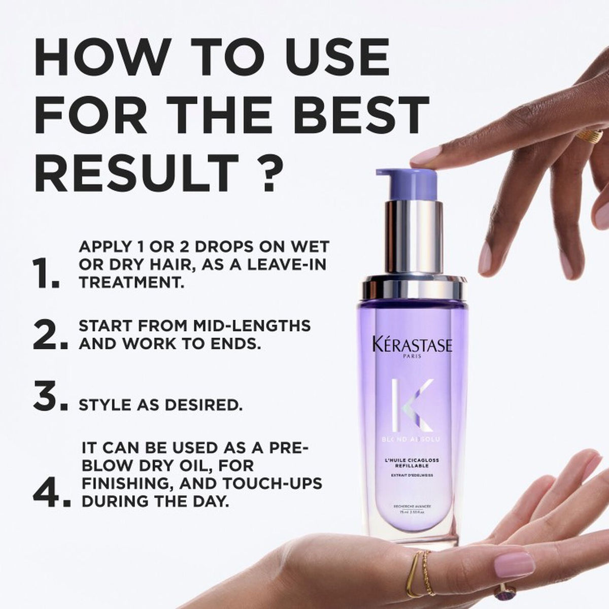 Kerastase Blond Absolu L'Huile CicaGloss Hair Oil