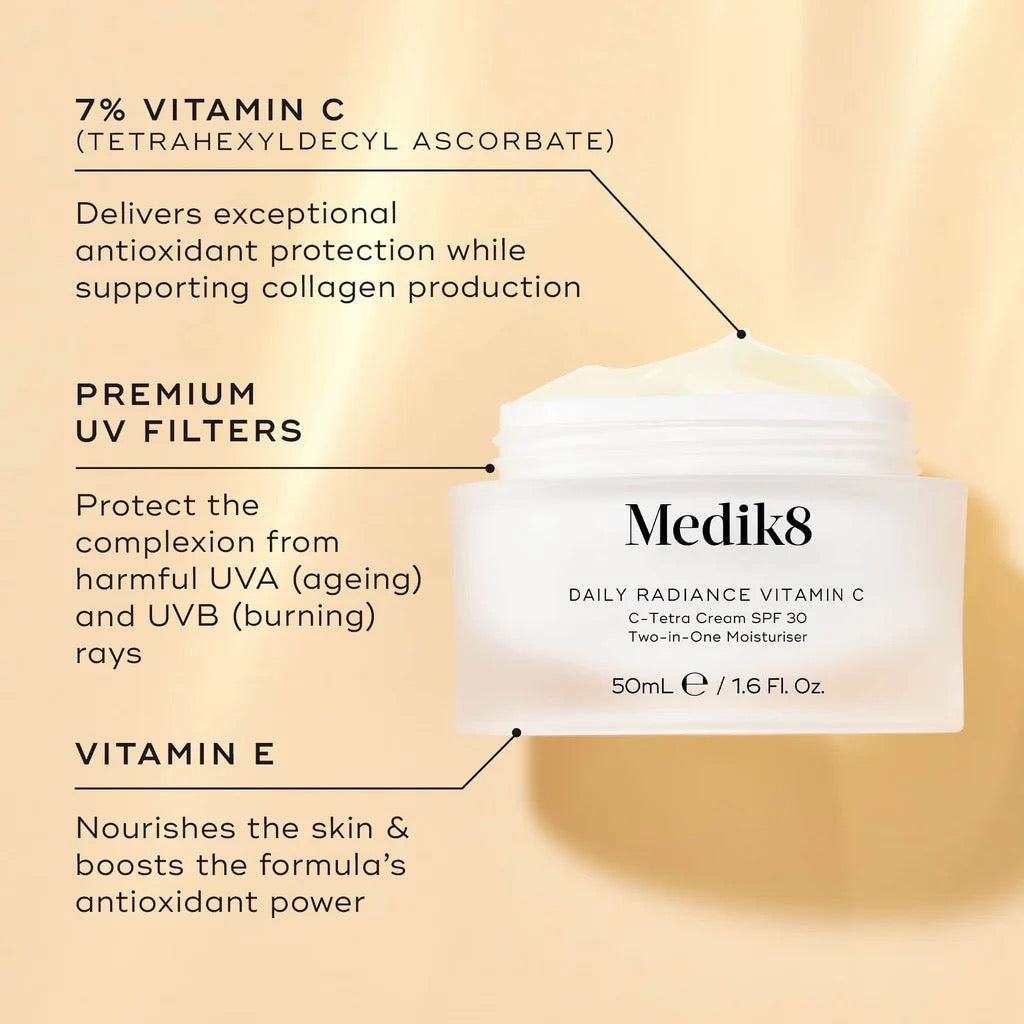 Medik8 Daily Radiance Vitamin C with SPF 30