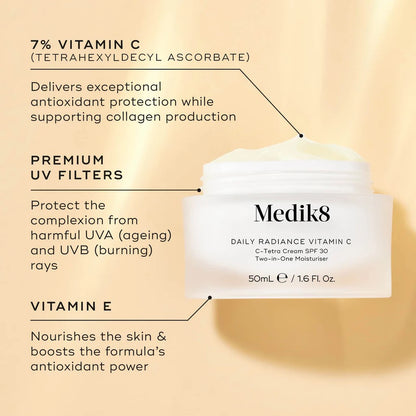 Medik8 Daily Radiance Vitamin C with SPF 30