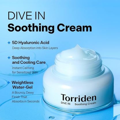 Torriden DIVE IN Low Molecular Hyaluronic Acid Soothing Cream