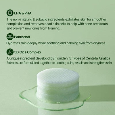 Torriden Balanceful Cica Toner Pads