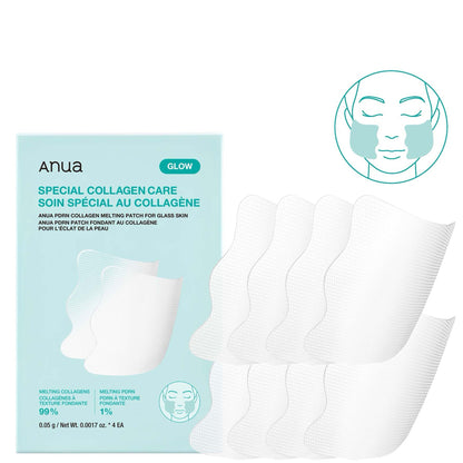Anua PDRN Collagen Melting Face Patches 4pk